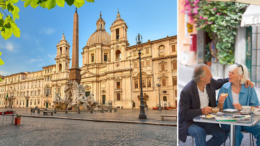 Piazza Navona i Rom, Italien